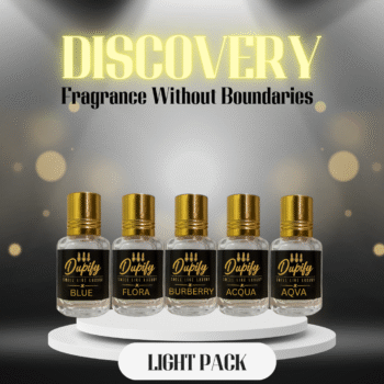 Dupify Fresh & Floral Attar Perfume Oil Gift Set (5 x 3ml) – Blue, Flora, Weekend, Acqua, Aqva | Long-Lasting Fragrance Oils for Men & Women