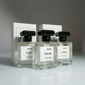 Dupify Premium Women’s Trio — Flora · For Her · Acqua